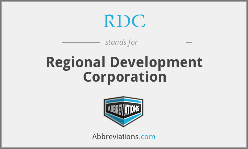 RDC - Regional Development Corporation