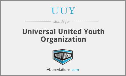 UUY - Universal United Youth Organization