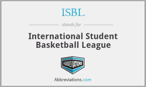 ISBL - International Student Basketball League