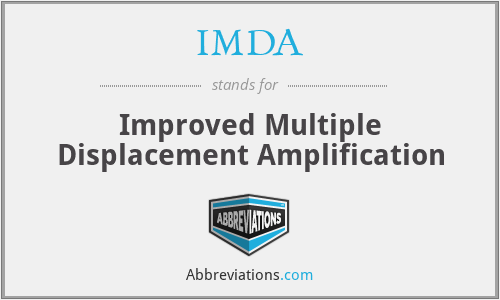 IMDA - Improved Multiple Displacement Amplification