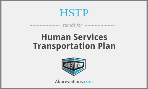 HSTP - Human Services Transportation Plan