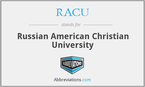 RACU - Russian American Christian University