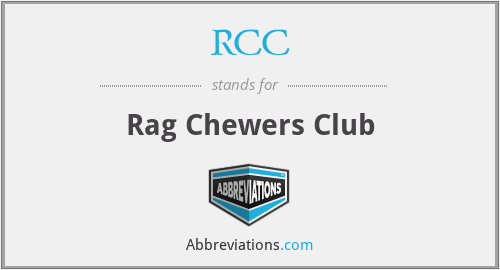 RCC - Rag Chewers Club