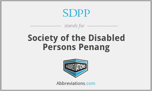 SDPP - Society of the Disabled Persons Penang