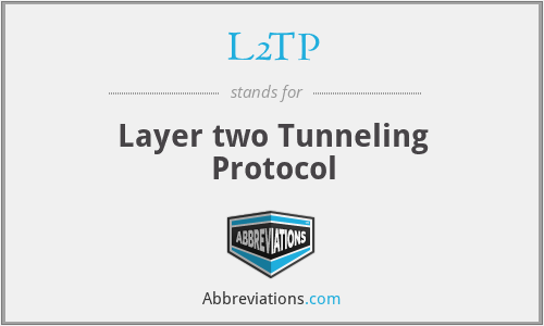 L2TP - Layer two Tunneling Protocol