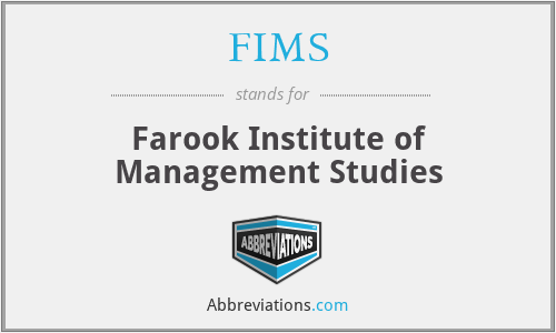 FIMS - Farook Institute of Management Studies