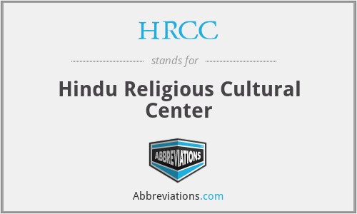 HRCC - Hindu Religious Cultural Center
