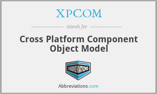 XPCOM - Cross Platform Component Object Model
