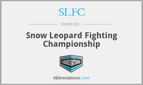 SLFC - Snow Leopard Fighting Championship