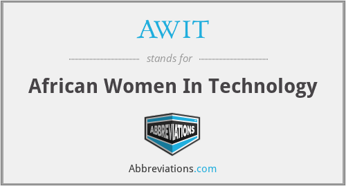 AWIT - African Women In Technology