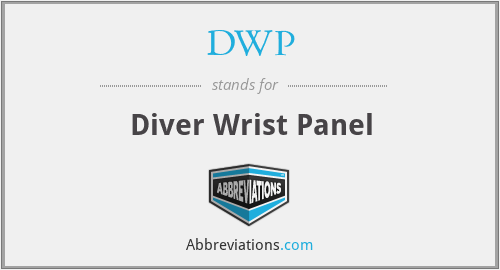 DWP - Diver Wrist Panel