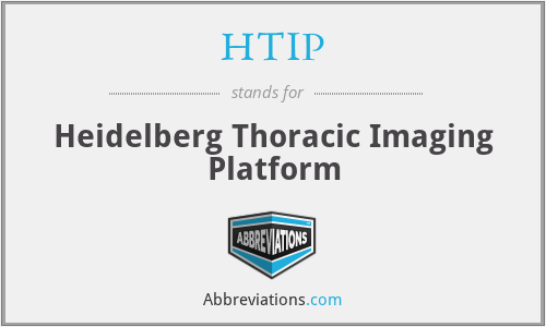 HTIP - Heidelberg Thoracic Imaging Platform