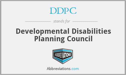 DDPC - Developmental Disabilities Planning Council