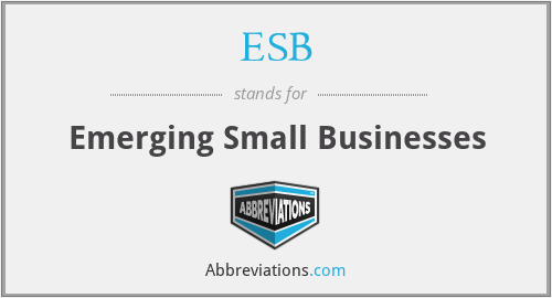 ESB - Emerging Small Businesses
