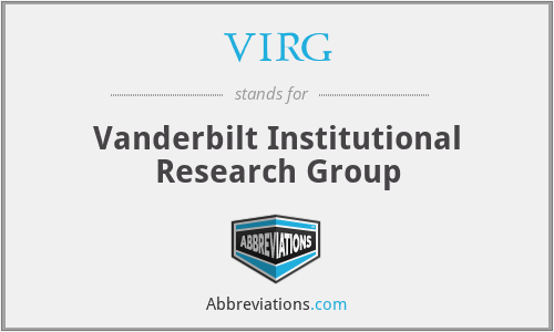 VIRG - Vanderbilt Institutional Research Group