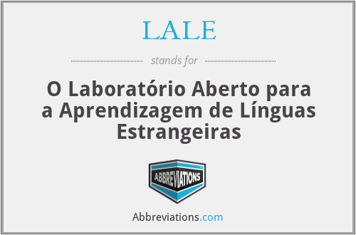 LALE - O Laboratório Aberto para a Aprendizagem de Línguas Estrangeiras