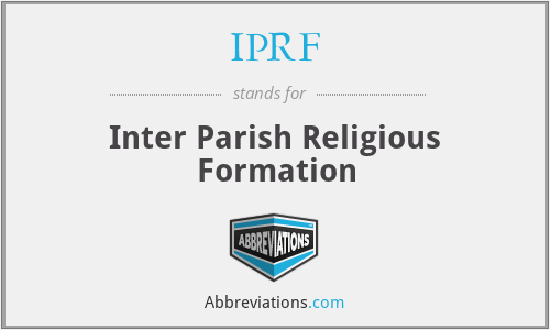 IPRF - Inter Parish Religious Formation