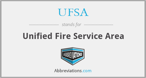 UFSA - Unified Fire Service Area