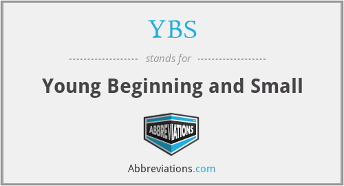 YBS - Young Beginning and Small