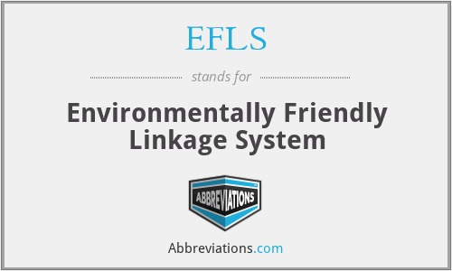 EFLS - Environmentally Friendly Linkage System