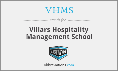 VHMS - Villars Hospitality Management School