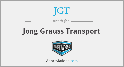 JGT - Jong Grauss Transport