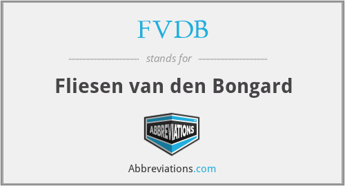 FVDB - Fliesen van den Bongard
