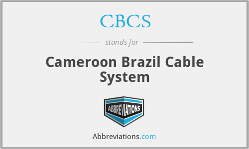 CBCS - Cameroon Brazil Cable System