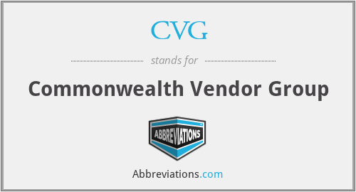 CVG - Commonwealth Vendor Group