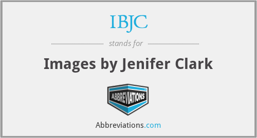 IBJC - Images by Jenifer Clark
