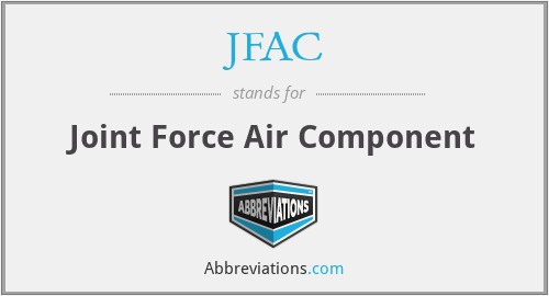 JFAC - Joint Force Air Component