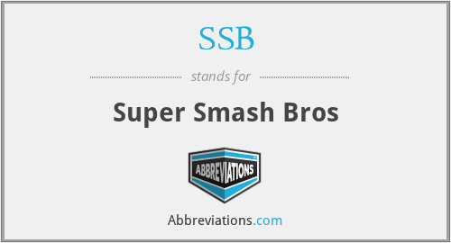SSB - Super Smash Bros