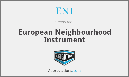 ENI - European Neighbourhood Instrument