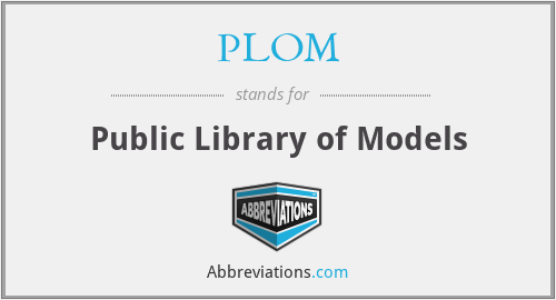 PLOM - Public Library of Models
