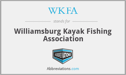 WKFA - Williamsburg Kayak Fishing Association
