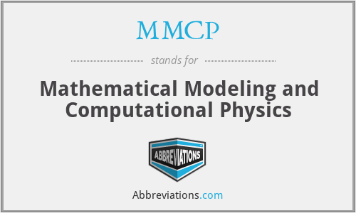 MMCP - Mathematical Modeling and Computational Physics