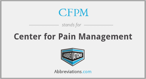 CFPM - Center for Pain Management