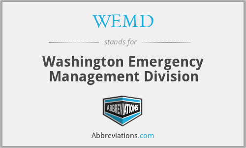 WEMD - Washington Emergency Management Division