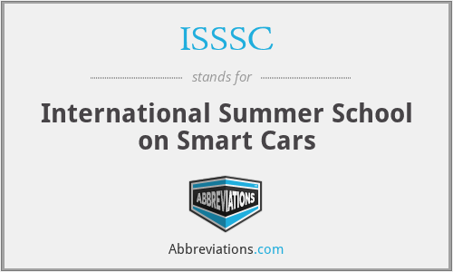 ISSSC - International Summer School on Smart Cars
