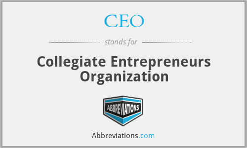 CEO - Collegiate Entrepreneurs Organization
