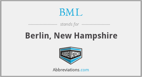 BML - Berlin, New Hampshire