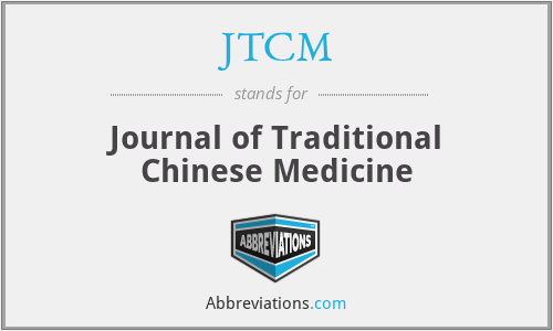 JTCM - Journal of Traditional Chinese Medicine