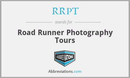 RRPT - Road Runner Photography Tours