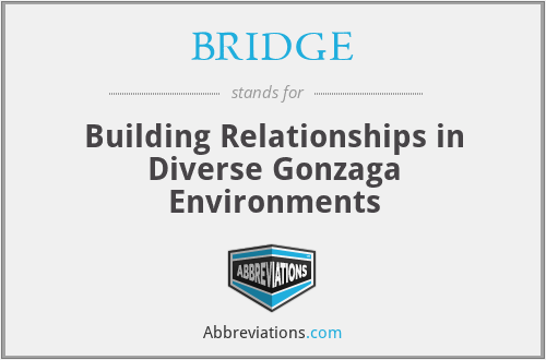 BRIDGE - Building Relationships in Diverse Gonzaga Environments