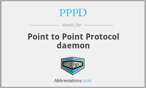 PPPD - Point to Point Protocol daemon