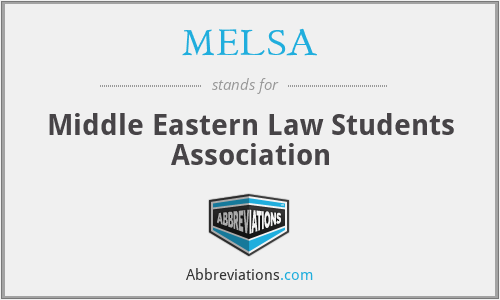MELSA - Middle Eastern Law Students Association