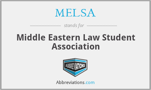 MELSA - Middle Eastern Law Student Association