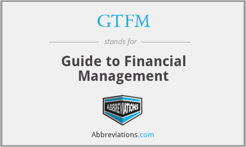 GTFM - Guide to Financial Management