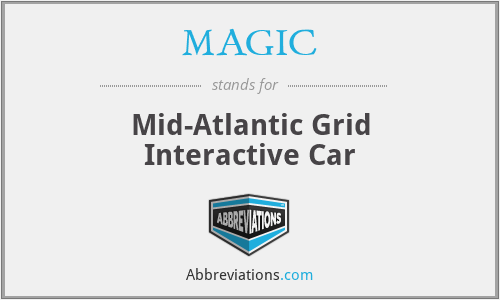 MAGIC - Mid-Atlantic Grid Interactive Car