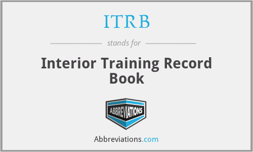 ITRB - Interior Training Record Book